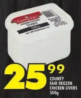 Shoprite County fair frozen chicken livers offer