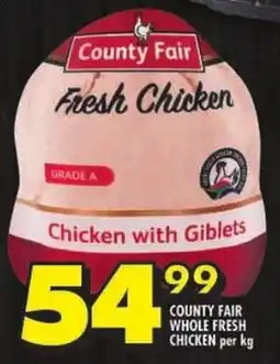 Shoprite County fair whole fresh chicken offer