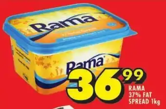 Shoprite Rama 37% fat spread offer