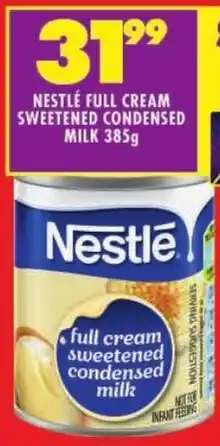 Shoprite Nestlé full cream sweetened condensed milk offer