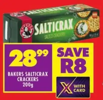 Shoprite Bakers salticrax crackers offer