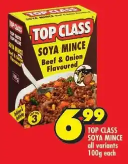 Shoprite Top class soya mince all variants offer