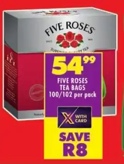 Shoprite Five roses tea bags offer