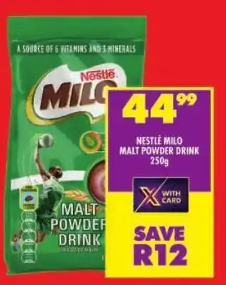 Shoprite Nestlé milo malt powder drink offer
