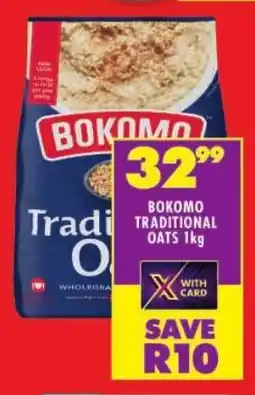 Shoprite Bokomo traditional oats offer