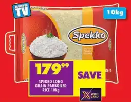 Shoprite Spekko long grain parboiled rice offer