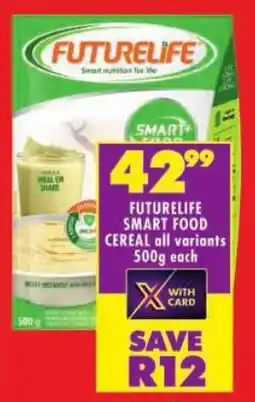 Shoprite Futurelife smart food cereal all variants offer
