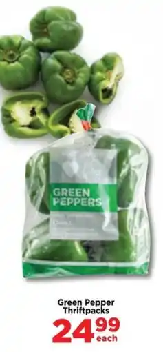 Food Lover's Market Green Pepper Thriftpacks offer