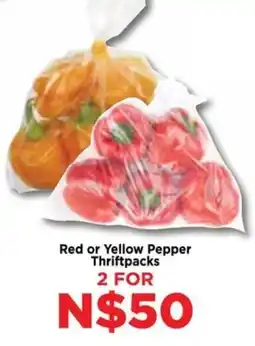 Food Lover's Market Red or Yellow Pepper Thriftpacks offer