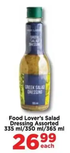 Food Lover's Market Food Lover's Salad Dressing Assorted offer
