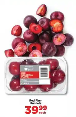Food Lover's Market Red Plum Punnets offer