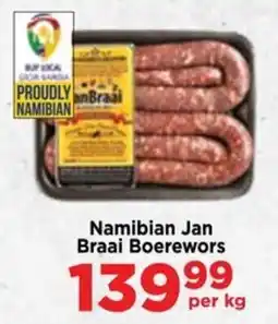Food Lover's Market Namibian Jan Braai Boerewors offer