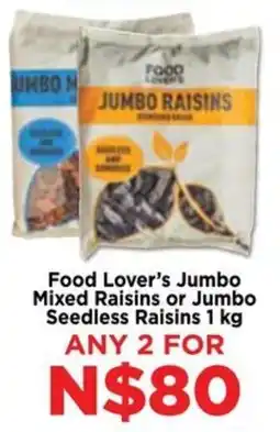 Food Lover's Market Food Lover's Jumbo Mixed Raisins or Jumbo Seedless Raisins offer