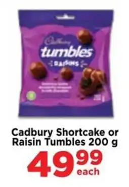 Food Lover's Market Cadbury Shortcake or Raisin Tumbles offer