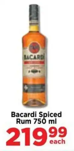 Food Lover's Market Bacardi Spiced Rum offer