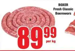 Boxer BOXER Fresh Classic Boerewors offer