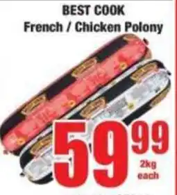 Boxer BEST COOK French/ Chicken Polony offer