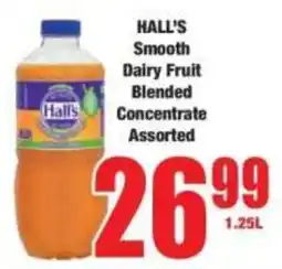 Boxer HALL'S Smooth Dairy Fruit Blended Concentrate Assorted offer