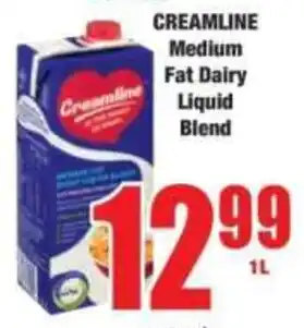 Boxer CREAMLINE Medium Fat Dairy Liquid Blend offer