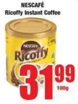 Boxer NESCAFÉ Ricoffy Instant Coffee offer