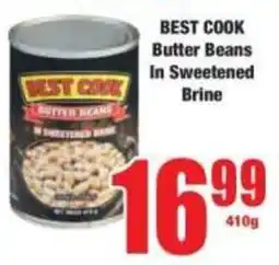 Boxer BEST COOK Butter Beans In Sweetened Brine offer