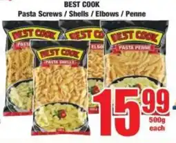 Boxer BEST COOK Pasta Screws/ Shells/ Elbows/ Penne offer