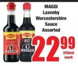Boxer MAGGI Lazenby Worcestershire Sauce Assorted offer