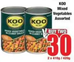 Boxer KOO Mixed Vegetables Assorted offer