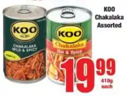 Boxer KOO Chakalaka Assorted offer