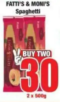 Boxer FATTI'S & MONI'S Spaghetti offer