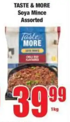 Boxer TASTE & MORE Soya Mince Assorted offer