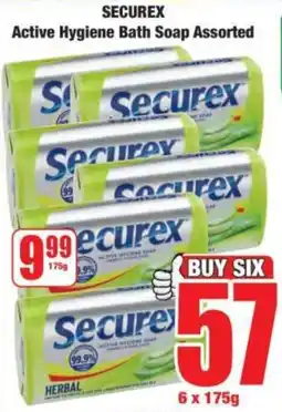Boxer SECUREX Active Hygiene Bath Soap Assorted offer