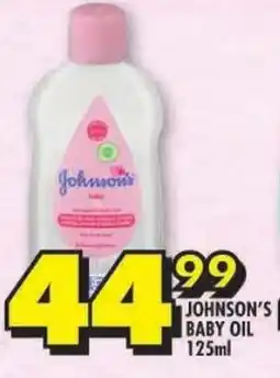 Shoprite Johnson's baby oil offer