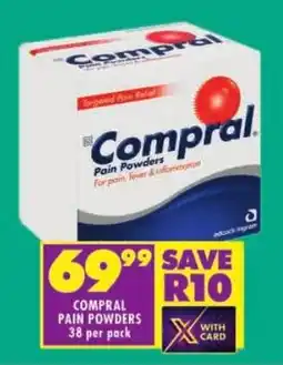 Shoprite Compral pain powders offer