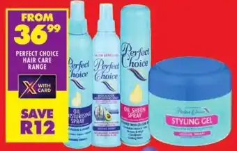 Shoprite Perfect choice hair care range offer
