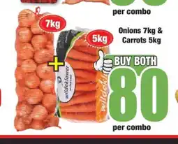 Boxer Onions 7kg & Carrots 5kg offer