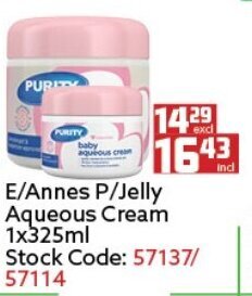 Africa Cash and Carry E/Annes P/Jelly Aqueous Cream 1x325ml offer