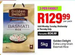 Take 'n Pay Golden Delight Extra Long Grain Basmati Rice offer