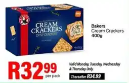 Take 'n Pay Bakers Cream Crackers offer