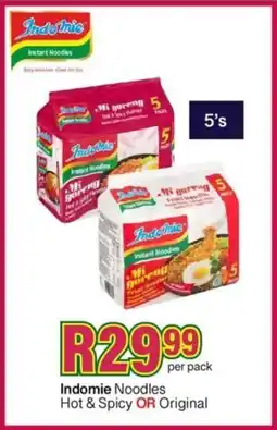 Take 'n Pay Indomie Noodles Hot & Spicy OR Original offer