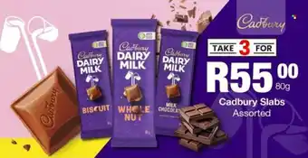 Take 'n Pay Cadbury Slabs Assorted offer