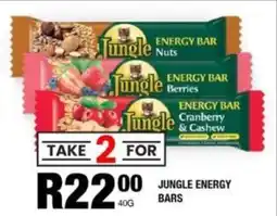 Take 'n Pay Jungle energy bars offer