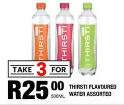 Take 'n Pay Thirsti flavoured water assorted offer