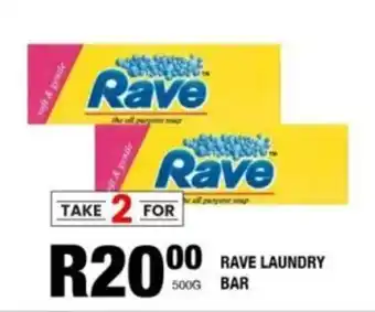 Take 'n Pay Rave laundry bar offer