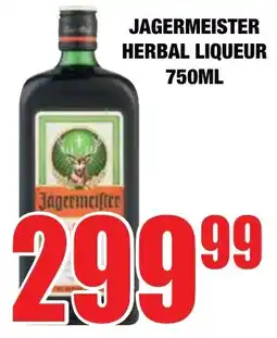 Boxer Liquors Jagermeister herbal liqueur offer