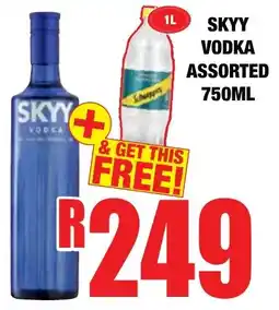 Boxer Liquors Skyy vodka assorted offer