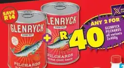 Shoprite Glenryck pilchards all variants offer