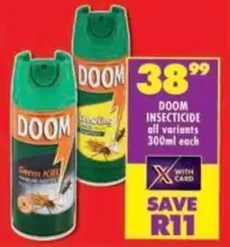 Shoprite Doom insecticide all variants offer