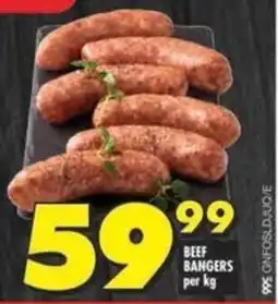 Shoprite Beef bangers offer