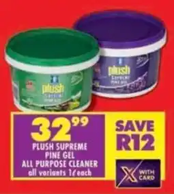 Shoprite Plush supreme all purpose cleaner all variants offer